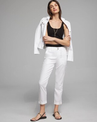 Outlet WHBM Utility Crop Pants