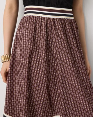Handkerchief Hem Midi Skirt click to view larger image.