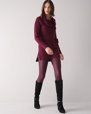 Faux Suede WHBM Runway Leggings