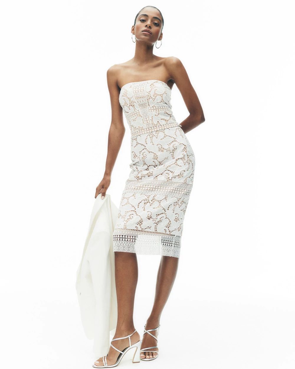 Lace Pencil Skirt
