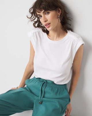 Braided Shoulder Tee