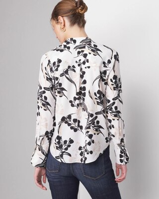Long-Sleeve Printed Pocket Shirt click to view larger image.