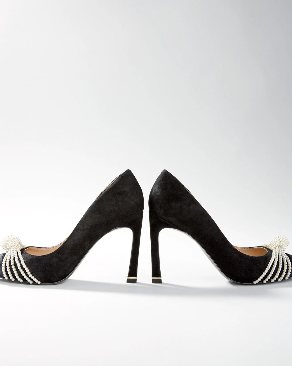 Pearl Knot High Heel Pump