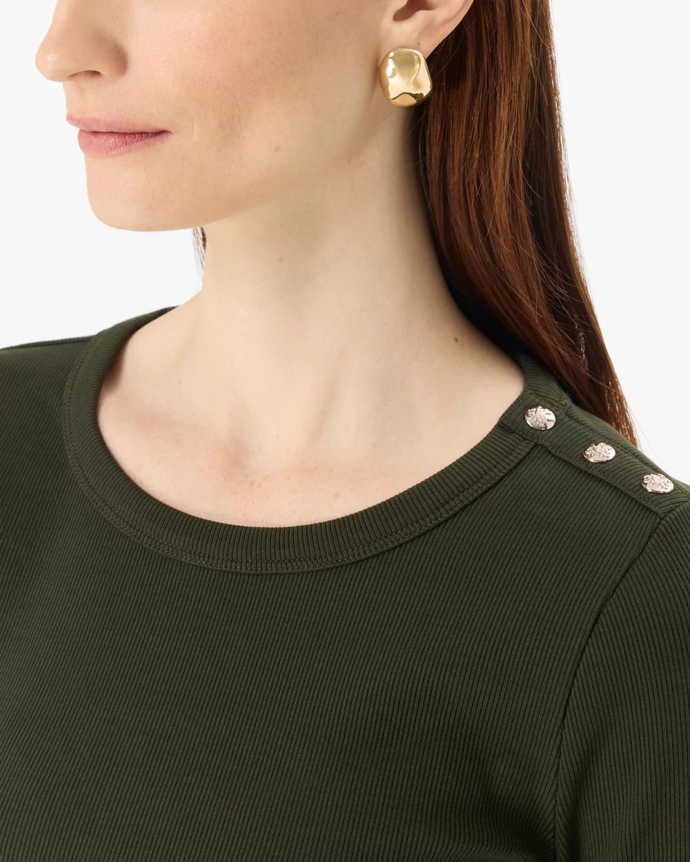 Ribbed Long Sleeve Top click to view larger image.