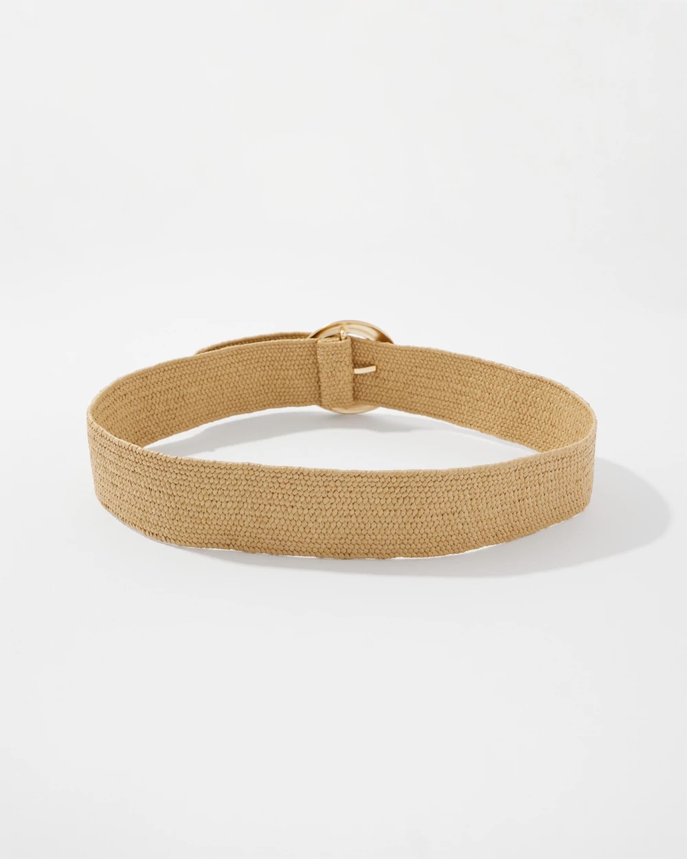 Raffia Wide Waist Belt