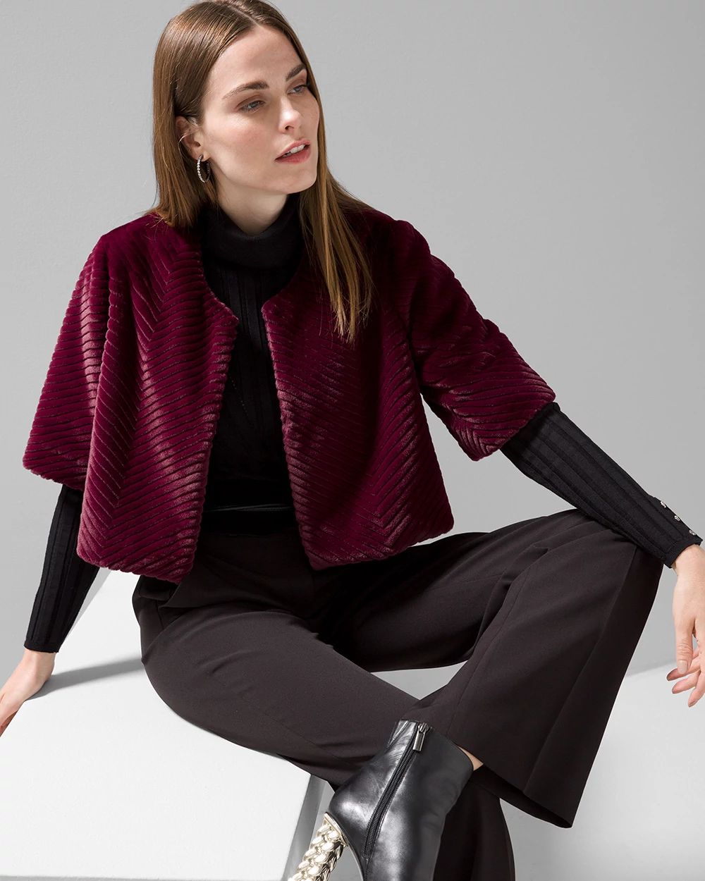 Faux Fur Bolero