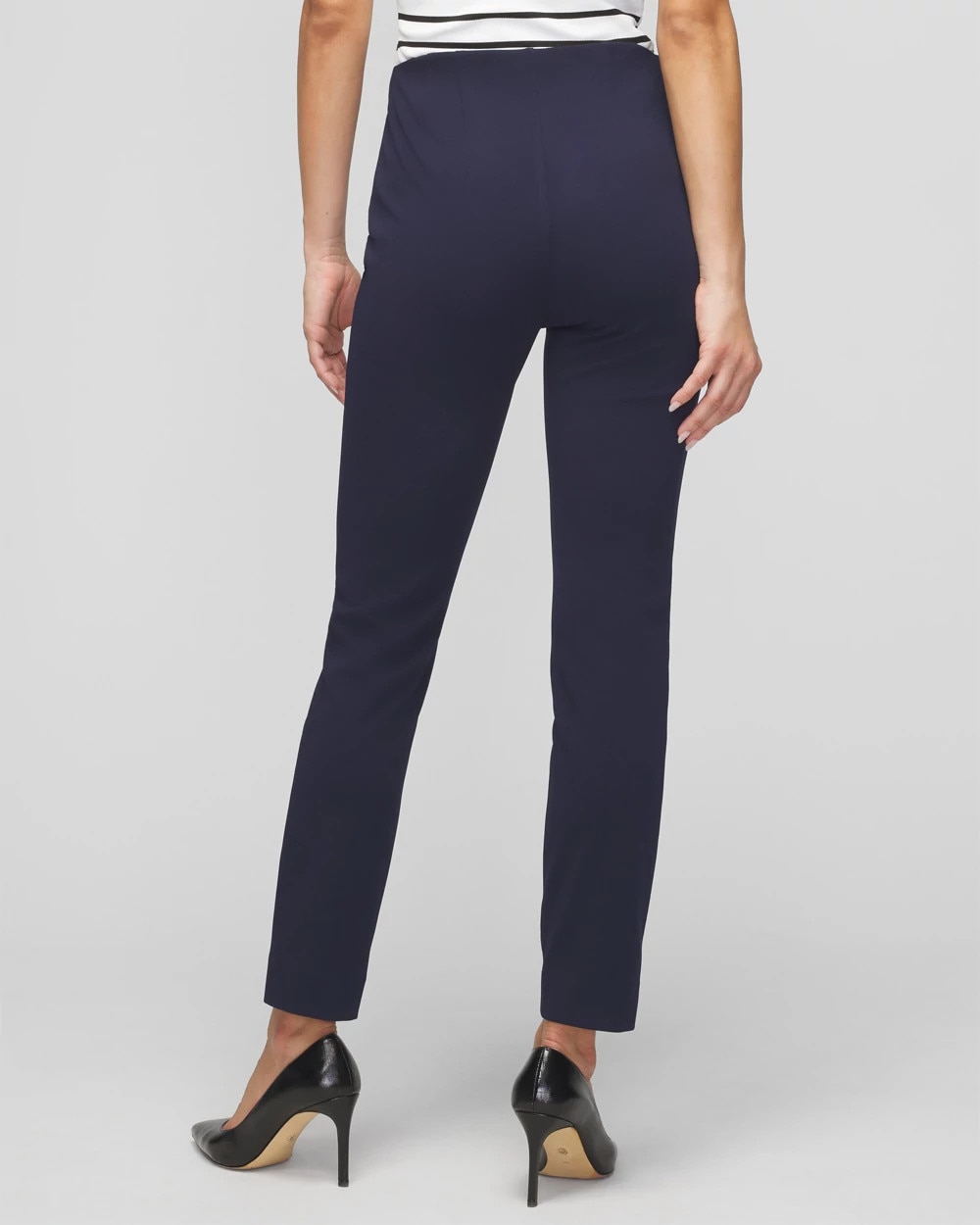 Slip-On Straight Leg Pants