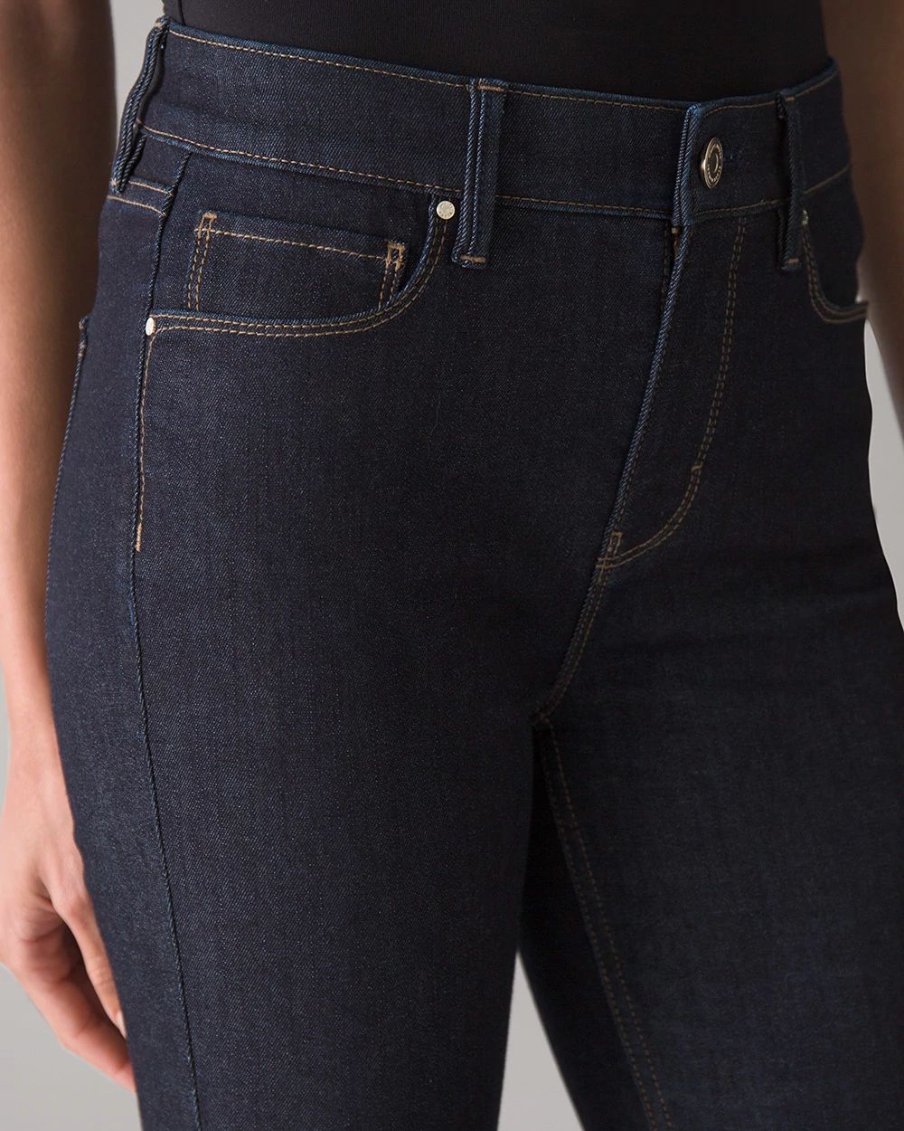 High-Rise Sculpt Boot Cut Cropped Jeans