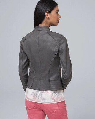 Coated Denim Jacket