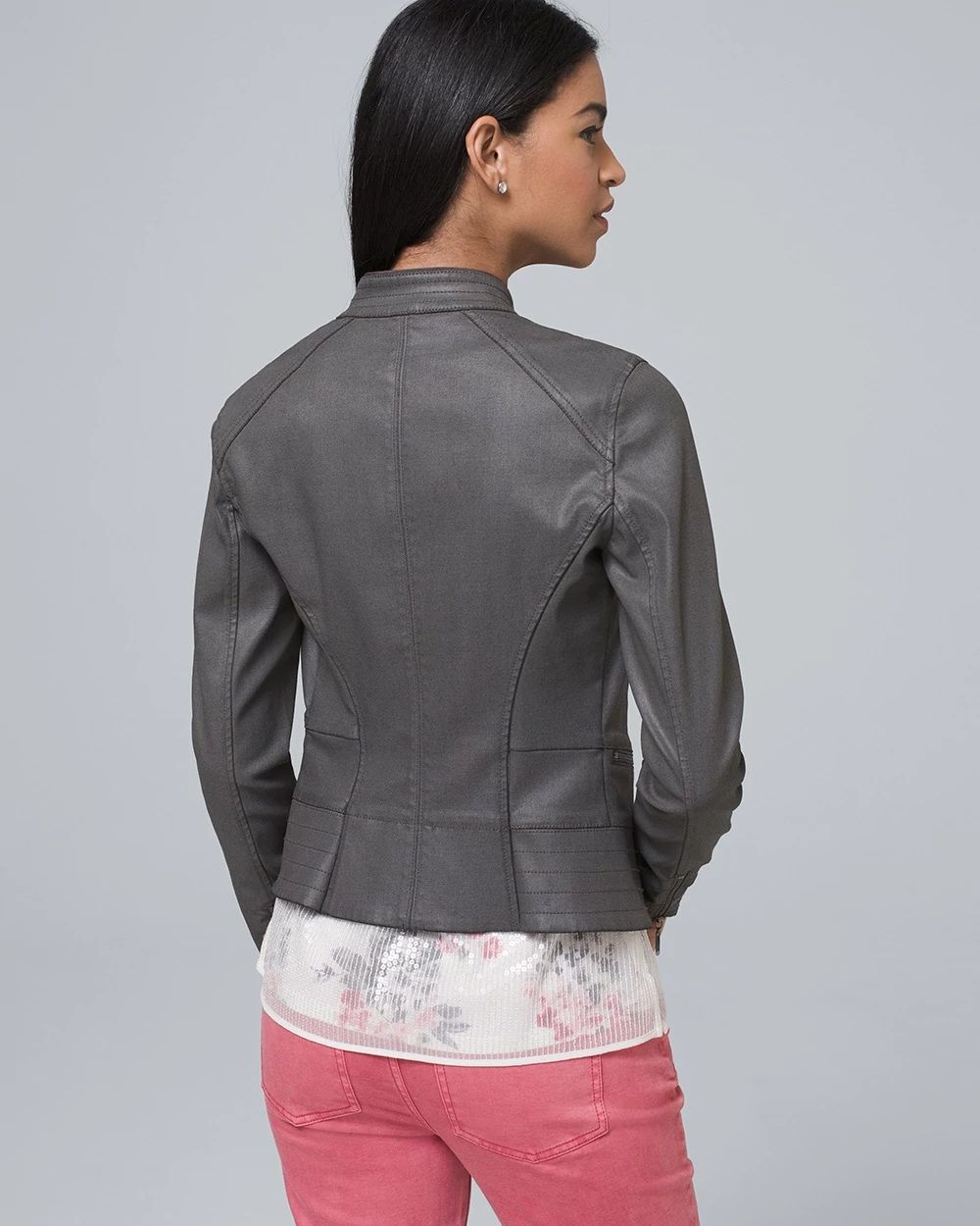 Coated Denim Jacket