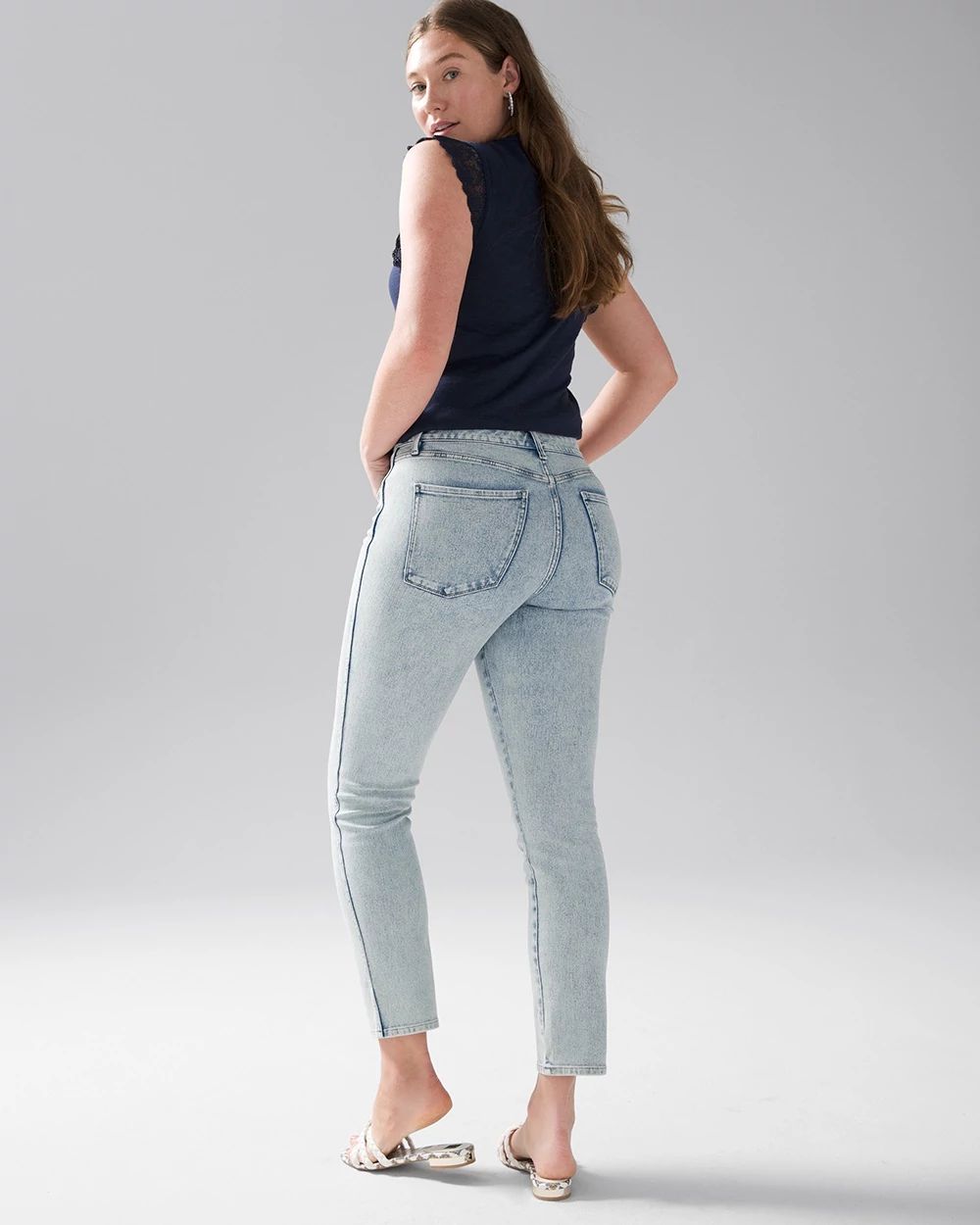 High Rise Sculpt Straight Leg Jeans