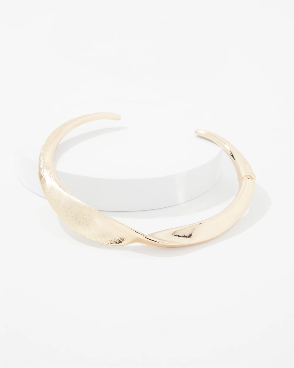 Gold Twisted Collar