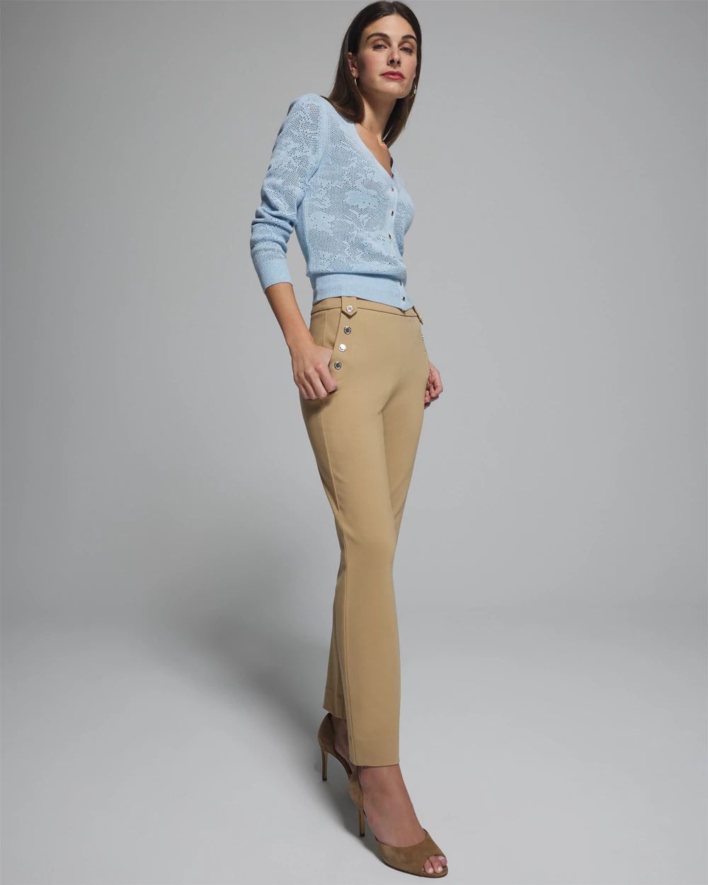 Outlet WHBM Pull-On Straight Leg Pant