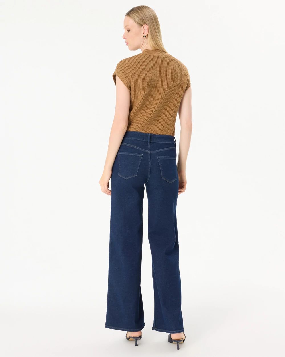 High-Rise Wide Leg Ease Jean click to view larger image.