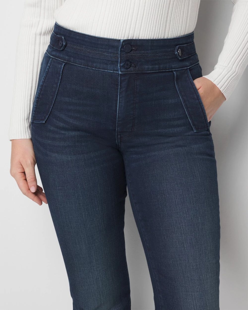 Curvy Extra High-Rise Everyday Soft Mariner Bootcut Jeans