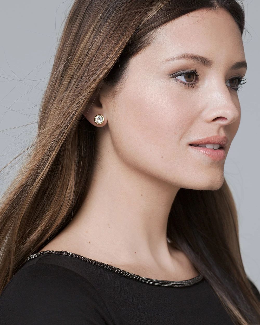 Gold Stud Earrings