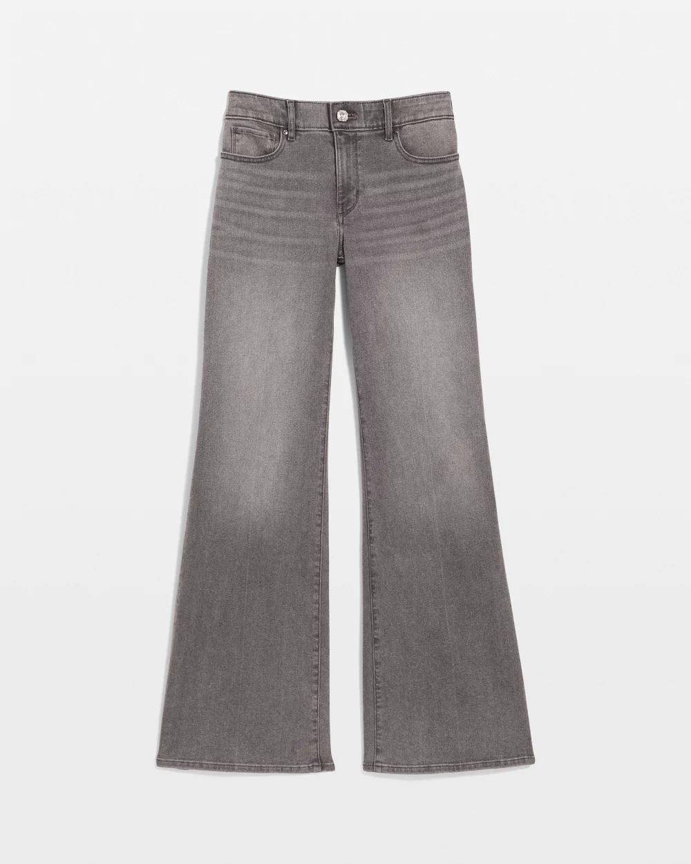 Petite Mid Rise Wide-Leg Jean click to view larger image.