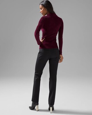 Chenille Henley Sweater