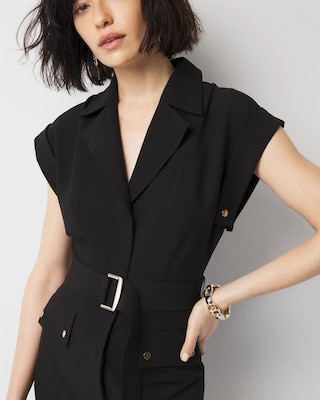 Cargo Shirt Dress click to view larger image.
