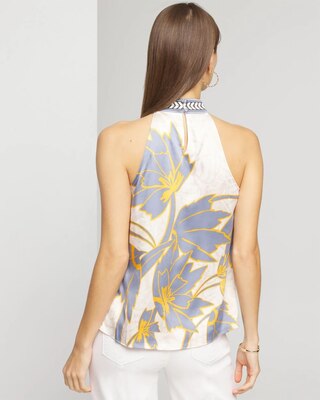 Sleeveless Cross Halter Top