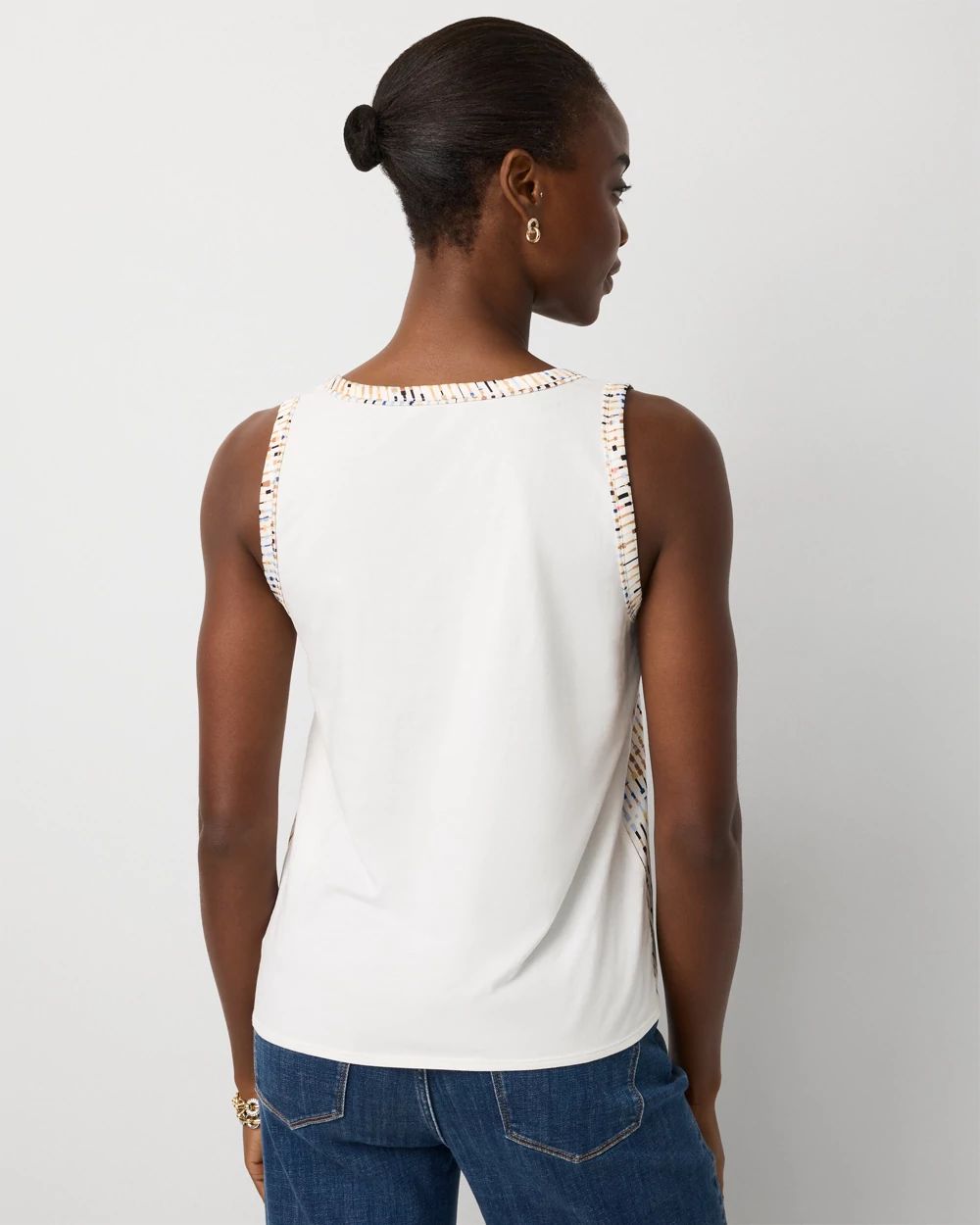 Satin Front Shell Tank