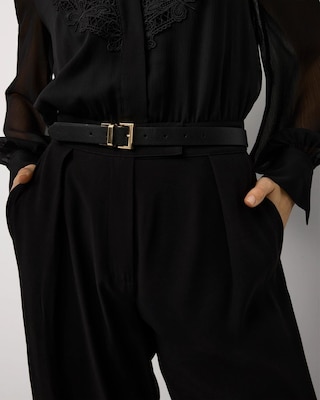 Neutral + Ecru Reversible Belt