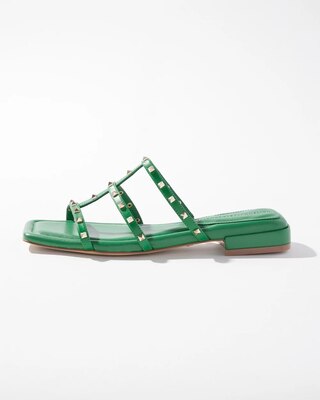 Brooklyn Studded Flat Sandal