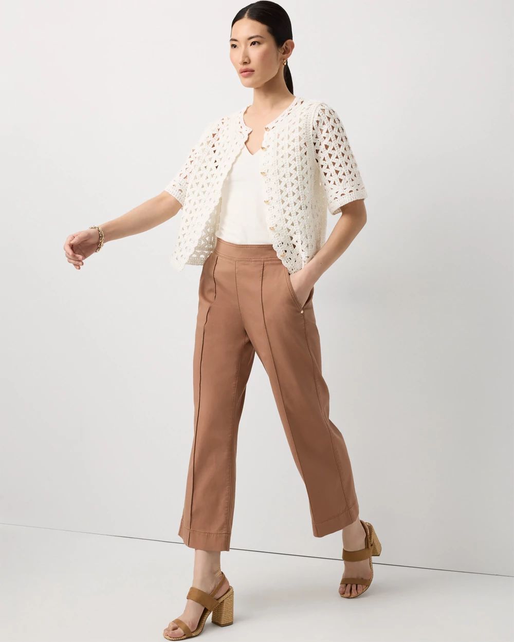 Pret High Rise Wide Leg Crop