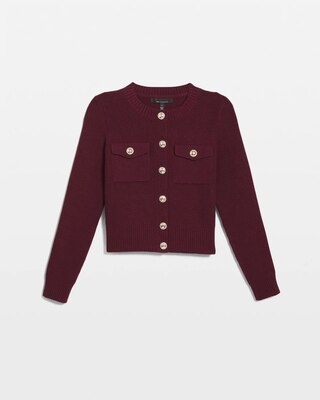 Button-Front Cardigan