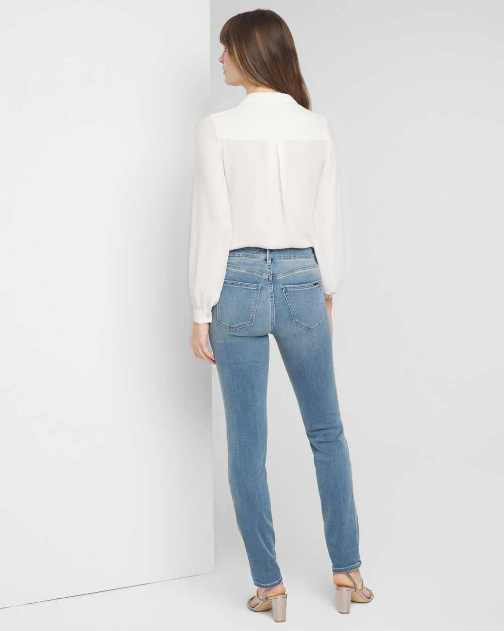 Petite Mid-Rise Everyday Soft Denim  Slim Jeans click to view larger image.