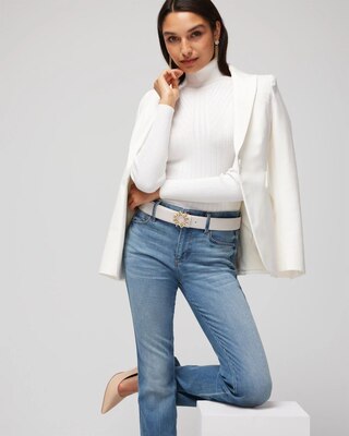 Long-Sleeve Ribbed Turtleneck