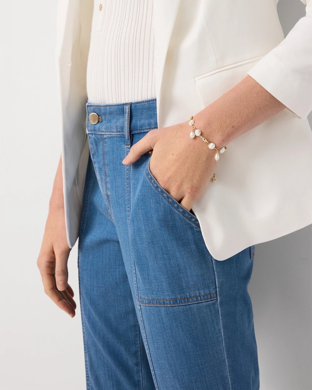 Glass Pearl Bracelet - image 1