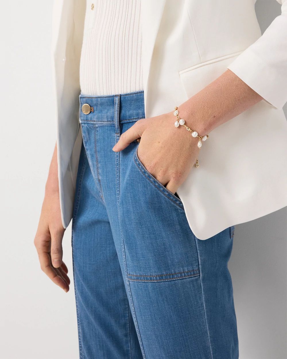 Glass Pearl Bracelet