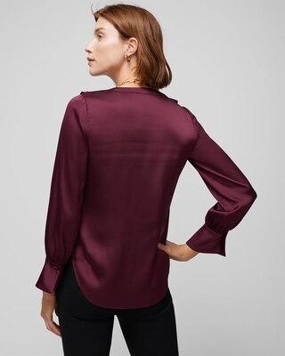 Ruffle Front Blouse