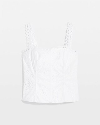 Petite Eyelet Bustier click to view larger image.