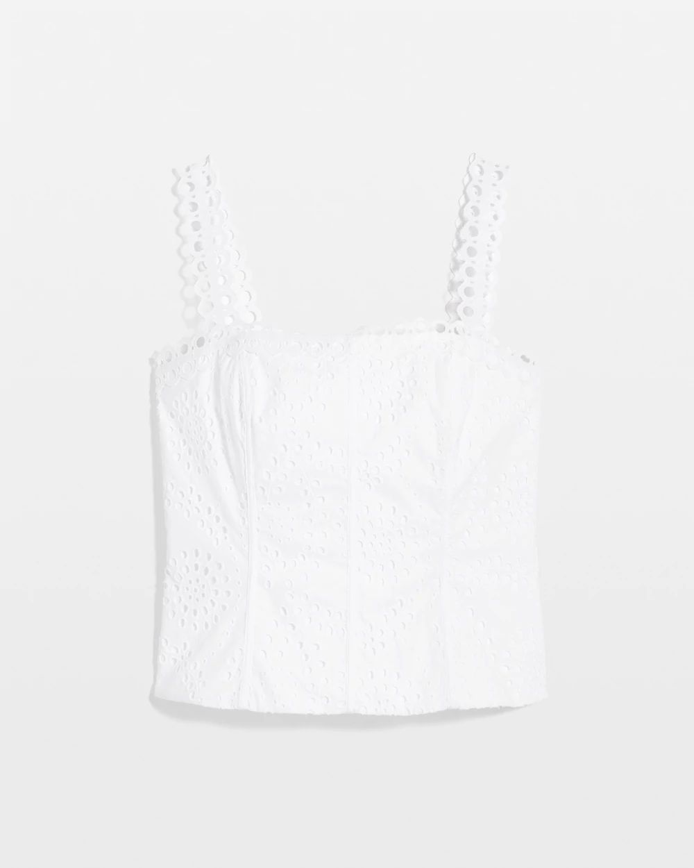 Petite Eyelet Bustier click to view larger image.