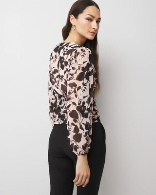 Petite Tie-Waist Chiffon Blouse click to view larger image.