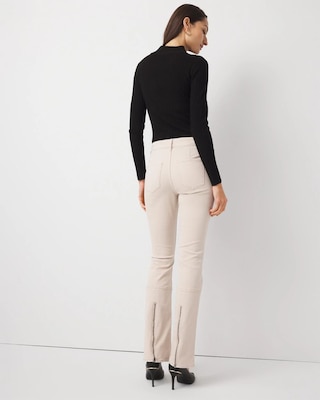 Pret Zip Hem High Rise Bootcut Jean click to view larger image.