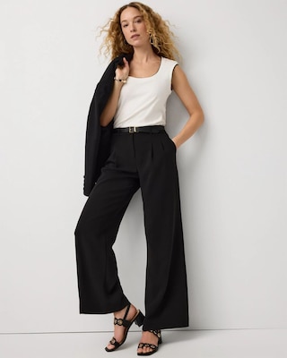 WHBM FORME™ All Ways Stretch Square Neck Top click to view larger image.