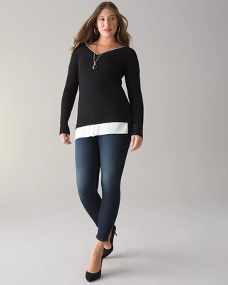 Curvy-Fit High-Rise Everyday Soft Denim™ Super Skinny Jeans