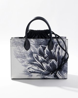 Sketched Floral Tote