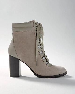 Mid-Heel Combat Boot