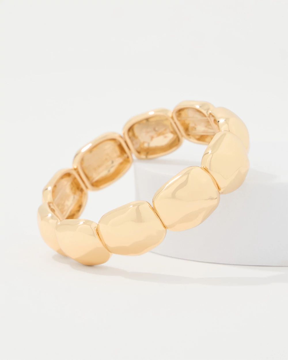 Sculptural Stretch Bracelet click to view larger image.