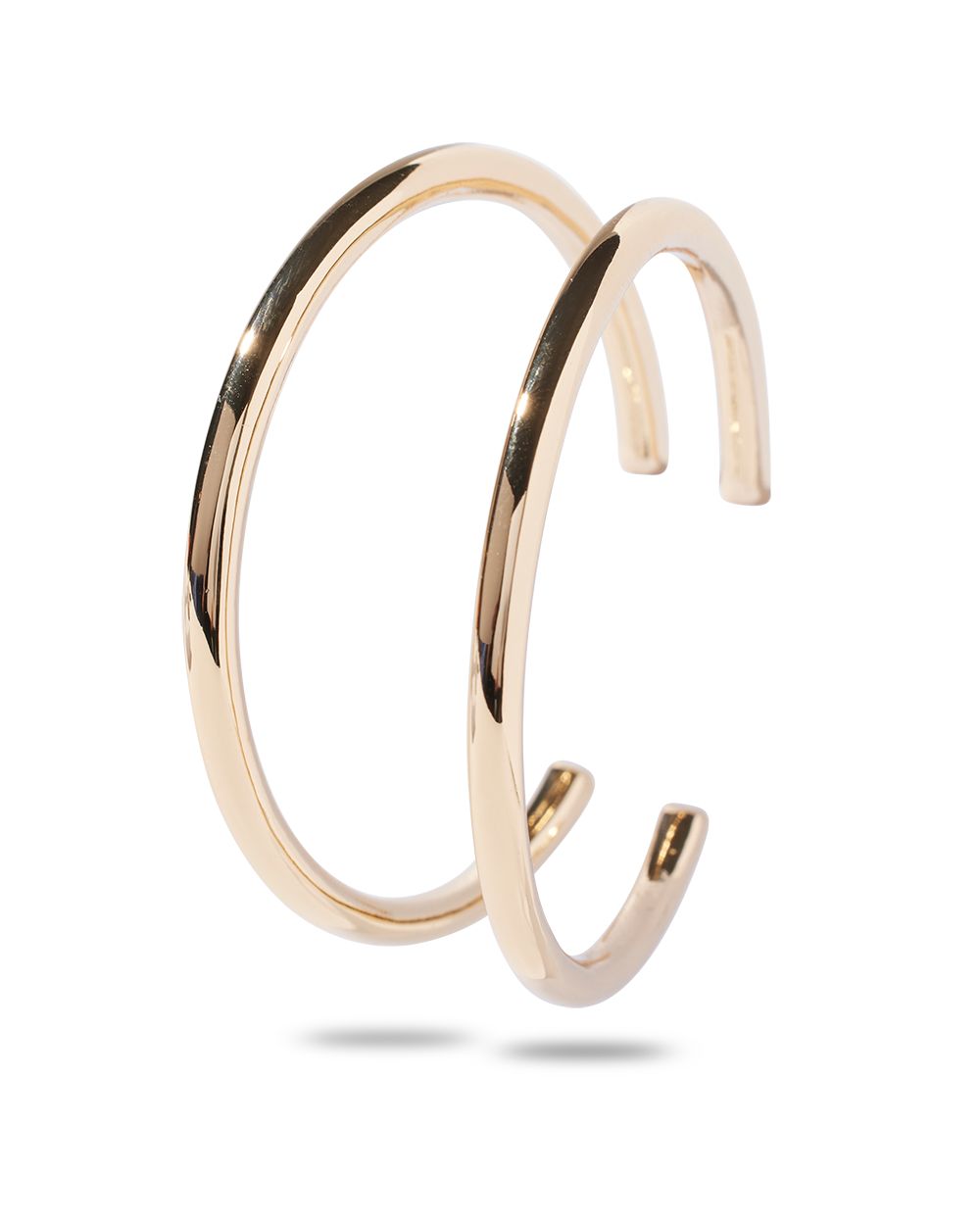 Gold Hoop Earrings click to view larger image.