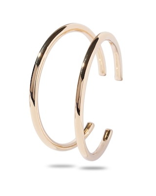 Gold Hoop Earrings click to view larger image.