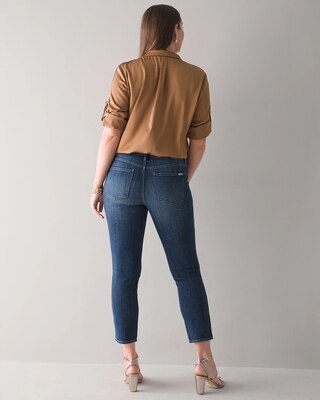 Curvy High-Rise Everyday Soft Denim™ Studded Cropped Jeans