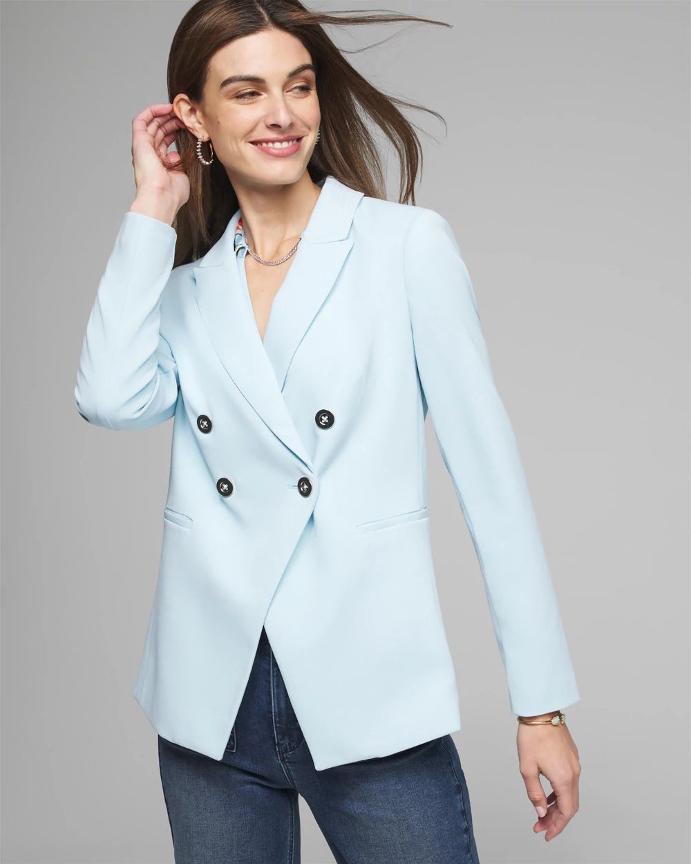 Outlet WHBM Double Breasted Blazer