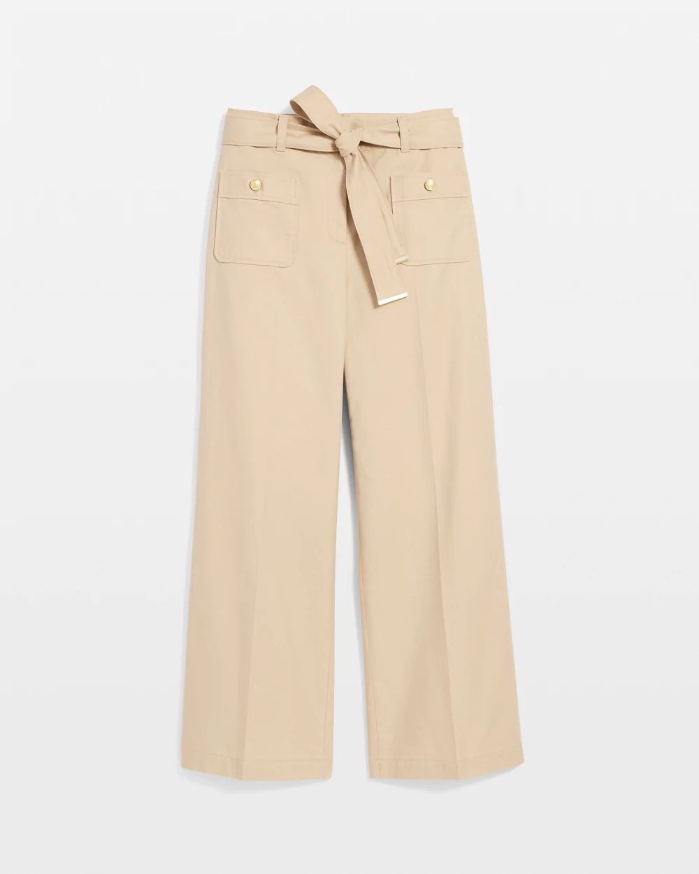 Everyday Wide-Leg Cropped Pant