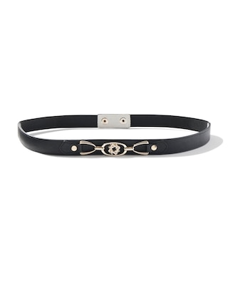 Horsebit Skinny Stretch Belt