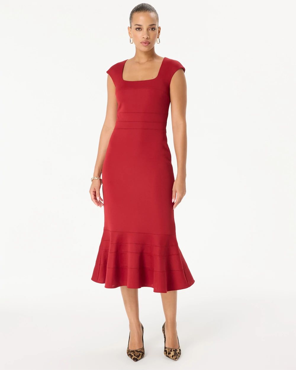 Ponte Midi Dress